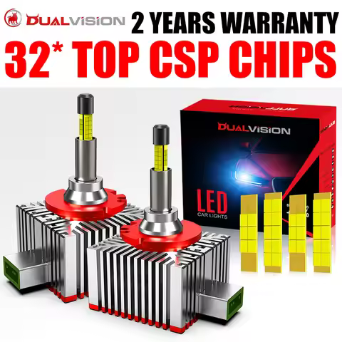 Dualvision 360 D3S LED Headlights HID D1S D3S D8S D1R D3R D Series 360 Degree CSP LED Bulbs Canbus C