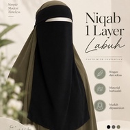 Niqab Labuh Aritachi Premium 1 layer | Niqab Labuh.