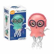 Magic Dancing Jellyfish Toy Mainan Sotong Menari LED Light Music Octopus Children Toys Kak Naga Funn