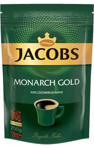 กาแฟ JACOBS MONARCH GOLD ขนาด 200 กรัม สัญชาติเยอรมัน สินค้าคุณภาพจากประเทศตุรกี Exp 11 11 2025 (พร้