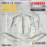 YAMAHA NMAX NEO TURBO TECHMAX NMAX 2025 FLAIRINGS KAHA FAIRINGS THAILAND BODY SET FAIRINGS WHITE RED