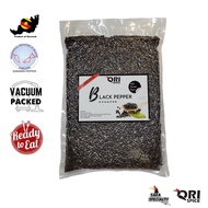 1kg 100% Pure Sarawak Black Pepper Peppercorn Vacumm Pack / Berry / Lada Hitam Biji / 砂拉越纯真黑胡椒粒 真空包装 - OriSpice