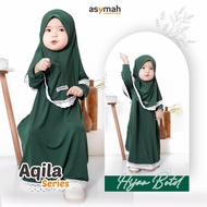 Baju Muslimah Bayi Baru Lahir New Born 0-6 bln -Gamis Balita Set Hijab