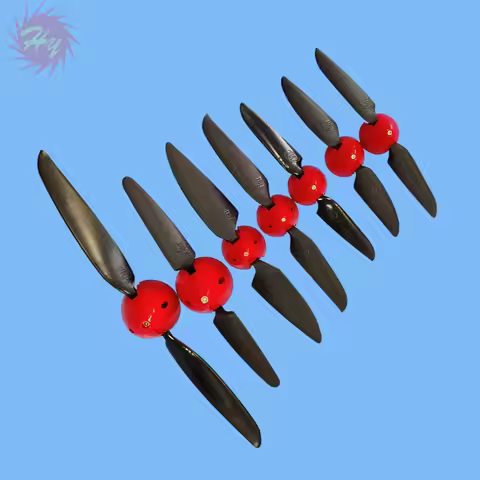 2 Sets HY Folding Propeller 6x4 7.5x4 8x4.5 8x6 11x6 With Spinner Cover Motor Shaft2.3/3.0/3.17/4.0m