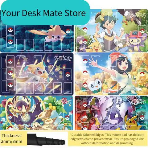 Pokemon Ptcg Card Pad Greninja Jirachi Mewtwo Self Made Anime Characters Comic Version Game Single P