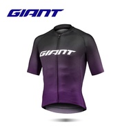 GIANT New Cycling Jersey for Men Breathable Cycling Wear Black  Men's Short Sleeve Suit MTB Road Bike Clothing