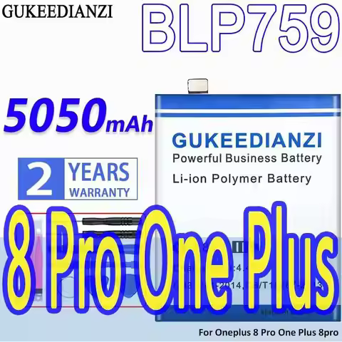 For Oneplus 8 Pro For One Plus 8pro Mobile Phone Battery Durable 5050mAh BLP759