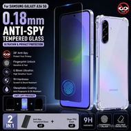0.18mm Anti Spy Tempered Glass For Samsung S25 FE S24 FE S23 FE S21 FE S20 FE A36 A56 A55 A35 A34 A3