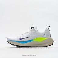 2025 New Nike Zoom X Invincible Run Fk 4 Marathon Performance Style Sneakers, White, Blue Yellow Gre