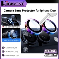 【 SG Brand 】RICHMENT CD Pattern 9H Hardness Scratch Resistant Ultra-Hard Tempered Glass 2 Lens Prote