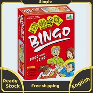 BINGO Board Game Puzzle Educational Vocabulary Smart Family Kid Game 6 Years Old Up