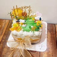 限自取 客製化 客製化蛋糕 鑠甜點 生日蛋糕 史努比 生日禮物