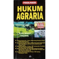 Agrarian Law Principles Yustisia Library 2007 Code K-Hk 025 Original Law Book Original Used Old Anti