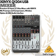 BEHRINGER XENYX Q1204 MIXER WITH AUDIO INTERFACE