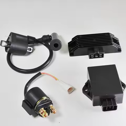 Motor Starter Solenoid Relay-Rectifier Voltage Regulator-High Voltage Ignition Coil-CDI Box for Engi