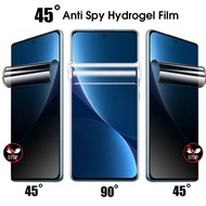 XiaomiA3 Mix4 MixEvo Mix3 Mix2 Mix2S Full Cover Anti Spy Privacy Soft Hydrogel Film For Xiaomi Mi Mi