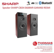 PREMIUM Speaker SHARP CBOX D608 WR / SPEAKER SHARP CBOX D608WR GARANSI