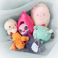 /keychain sea animal doll jellyfish joyful lobster qualia tari axolotl YELL animal keychain