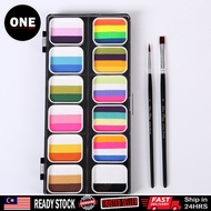 onecity.Halloween Makeup Face Paint Face Paint Rainbow Strip Palette Body Paint Pigments