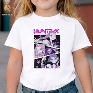 Girls' Short Sleeve Tops for Big Kids T T-shirt Baju Kpop Demon Hunters 01 T-Shirt Kids Adult-Kpop H