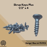 KAYU Chw wood screw 1/2” x 4 / wood screw CHW 1/2” x 4