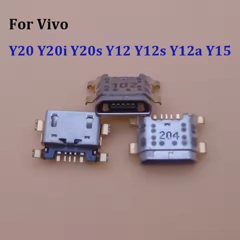10PCS For Vivo Y20 Y20i Y20s Y12 Y12s Y12a Y15 USB Charging Port Dock Plug Charger Connector Socket 