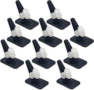 MOOCA 10 Pcs Set Finger Ring Display, Ring Holder Display Made by Rubber, Jewelry Storage Jewelry St