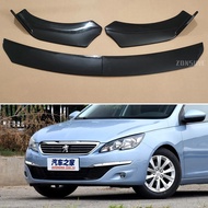 Body Kit Accessories Front Bumper Lip Splitter Spoiler For Peugeot 308S 2015--2018 Year