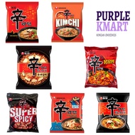 NONGSHIM SHIN RAMEN FLAVORS: SHIN SHIN BLACK/SHIN RED SPICY/SHIN KIMCHI/SHRIMP/FRIED NOODLE