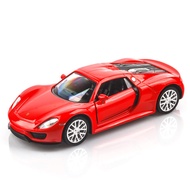 1/36 Scale Porsche 918 Spyde Diecast Model Cars,Pull Back Vehicles Porsche Toy Cars,Cars Gifts for B