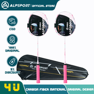 Raket Bulutangkis ALPSPORT TX Serat Karbon 4u 100G Cocok untuk Pemula dan Pelajar Raket Serangan ALP