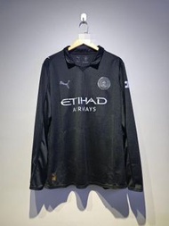 25/26曼城客場黑色球員版長袖球衣 哈蘭德9號 英超歐冠球衣 香港順豐包郵
