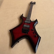 BC RICH MK3 Warlock Electric Guitar Black bevel Active EMG Pickup Tremolo Bridge High Quality Guitar