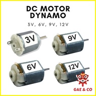 ◸ ◐ ✨ DC Motor 3V, 6V, 9V, 12V (Dynamo)