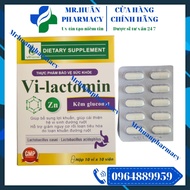 Vi-Lactomin (Hộp 100 viên) - Giúp bổ sung lợi khuẩn cải thiện hệ vi sinh đường ruột. Hỗ trợ giảm rối