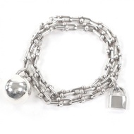 Excellent condition □ TIFFANY&Co. Tiffany HardWear Small Wrap AG925 Bracelet, Silver, Made in Italy,