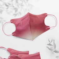 天心/醫療口罩/成人立體10入/漸層系列/乾燥玫瑰