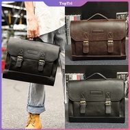 ❀✺✁2021 New Fashion Classic Vintage Leather Briefcase Bag 12 13 13.3 Inch Laptop Bag Messenger Shoulder Bag