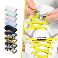 New Magnetic Shoelace Elastic Flat Shoe Laces No Tie Shoelaces Quick Magnetic Lock Lazy Laces For Kids And Adult 16 Colors