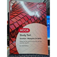 ACCA STUDY TEXT TAXATION MALAYSIA