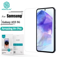 NILLKIN Tempered Glass For Samsung Galaxy A55 Anti Scratch Fingerprint Anti-Glare H+ Pro Transparent 9H Anti Explosion Screen Protector