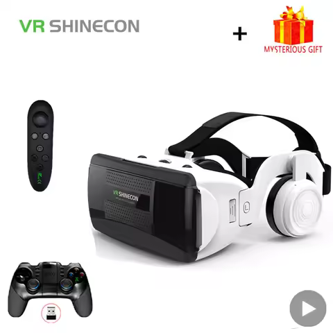 Shinecon Helmet 3D VR Glasses Of Virtual Reality Headset For iPhone Android Smartphone Smart Phone G