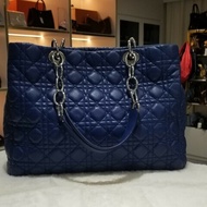 Dior 藍色七格tote lady Dior