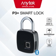 ANYTEK P3+ Cap Jari Padlock Bluetooth