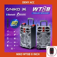 NIKO WT8B KARAOKE BLUEETOOTH FREE MIC WIRELESS