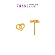 TAKA Jewellery 999 Pure Gold Earrings