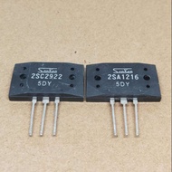 Transistor final Sanken 2SC2932 & SA1216 5DY TR SANKEN ORIGINAL JAPAN 5DY