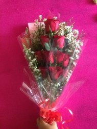 rangkaian mawar merah asli / bunga mawar merah murah / bunga mawar