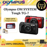 【Ready Stock】Olympus OM SYSTEM Tough TG-7 Digital Camera /Olympus TG-7-- 4K Video Capture, Waterproo