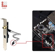 [Lovoski] Optical Fiber Digital Sound Card, 24Bit 192KHz SPDIF Cards DAC DTS dcoders for Laptops